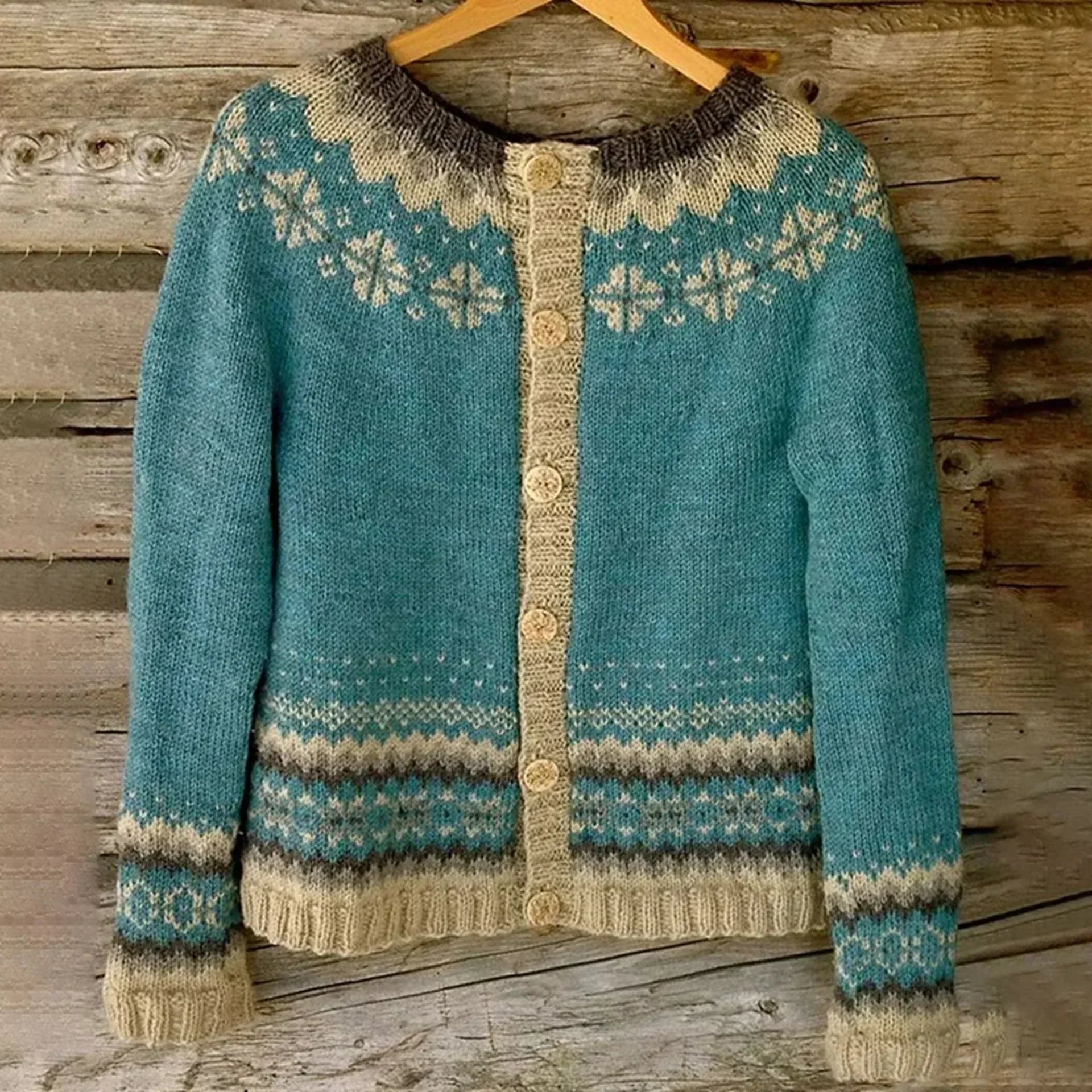 Cardigan Women Knitted Warm Fit Everyday Chic - Hudson Harper - Women Cardigans