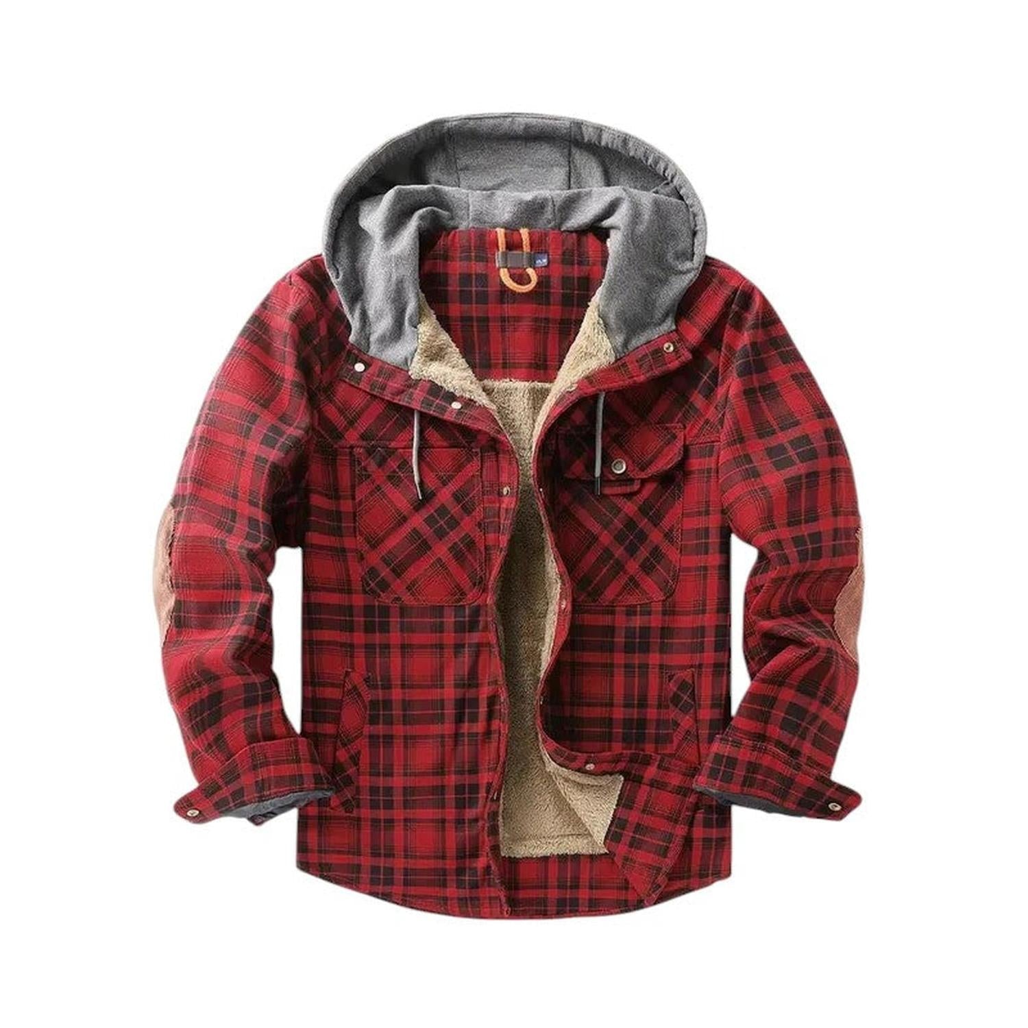 Checked Jacket Men Hooded - Hudson Harper - Hoodies