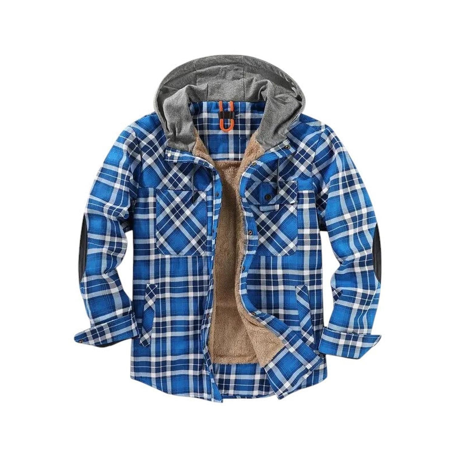 Checked Jacket Men Hooded - Hudson Harper - Hoodies
