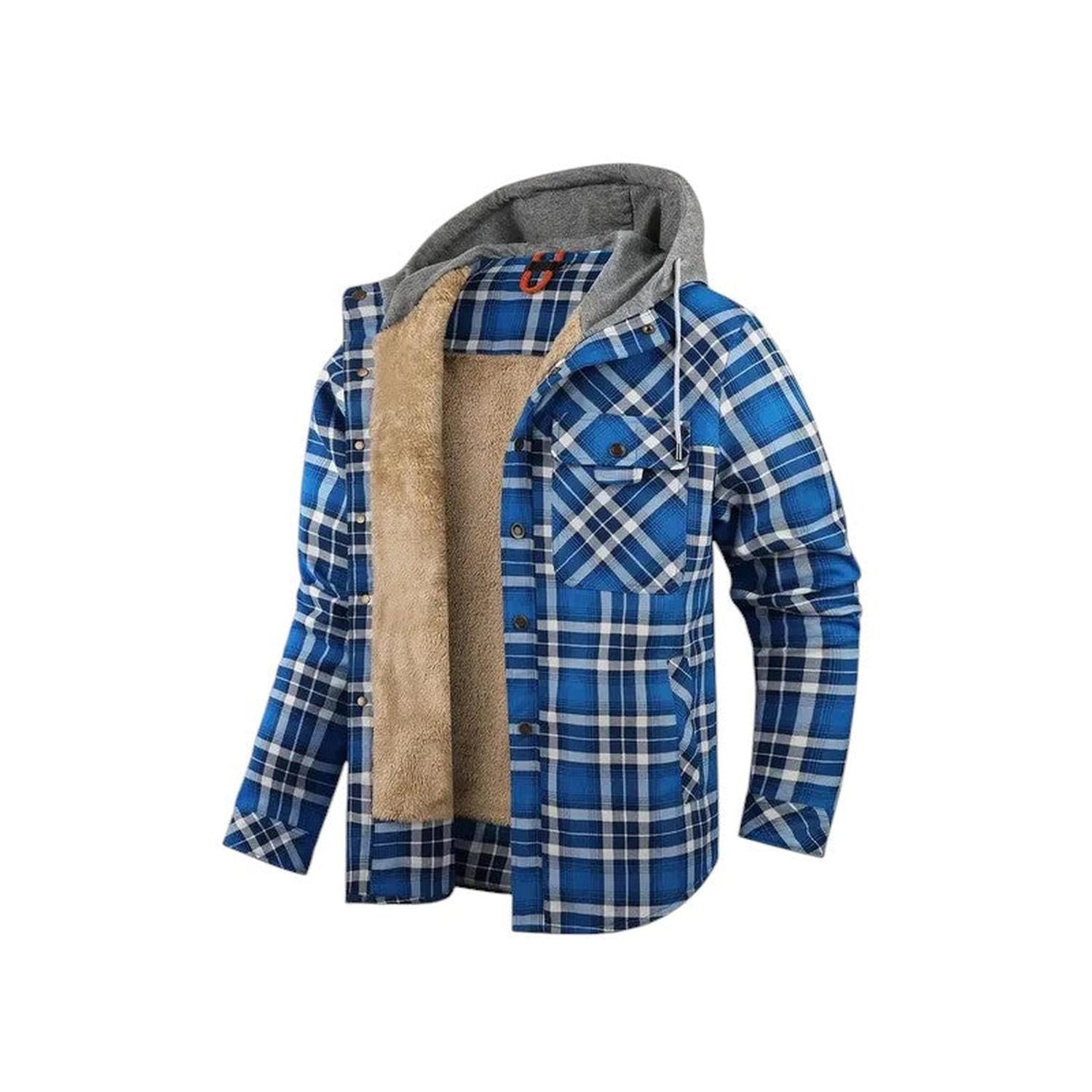 Checked Jacket Men Hooded - Hudson Harper - Hoodies