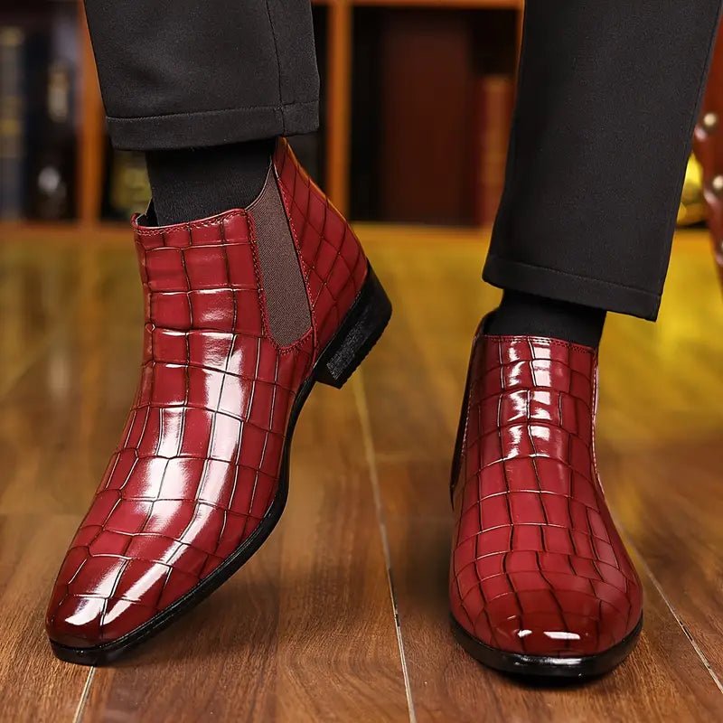 Chelsea Boots Men Elegant Refined Everyday Modern Style - Hudson Harper - Men Shoes
