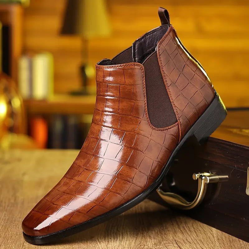 Chelsea Boots Men Elegant Refined Everyday Modern Style - Hudson Harper - Men Shoes