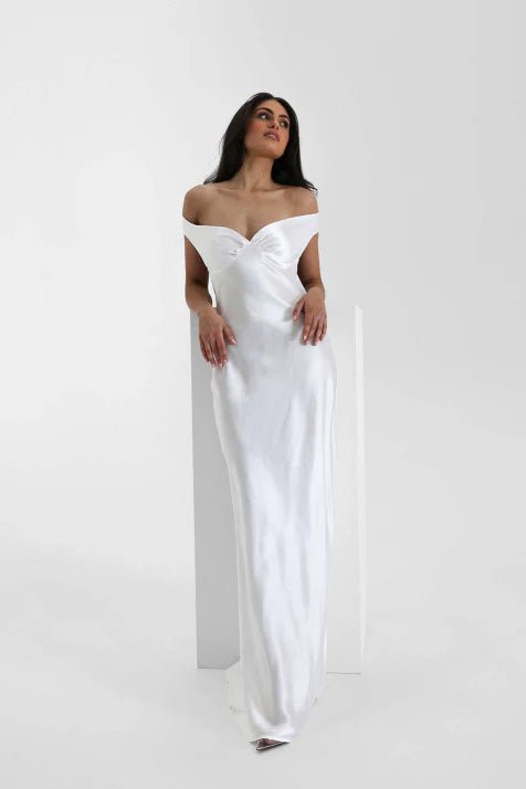 Evening Dress Women Elegant Maxi Fit Formal Look - Hudson Harper - Dresses