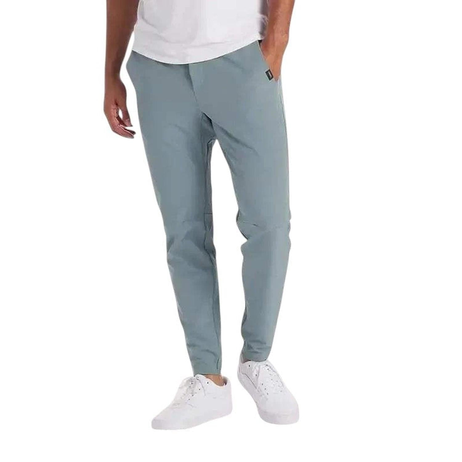 Jogger Trousers Men Slim Fit Stretch Cotton Elastic Cuffs - Hudson Harper - Pants
