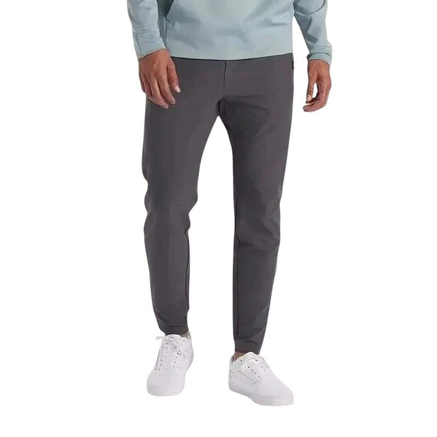 Jogger Trousers Men Slim Fit Stretch Cotton Elastic Cuffs - Hudson Harper - Pants
