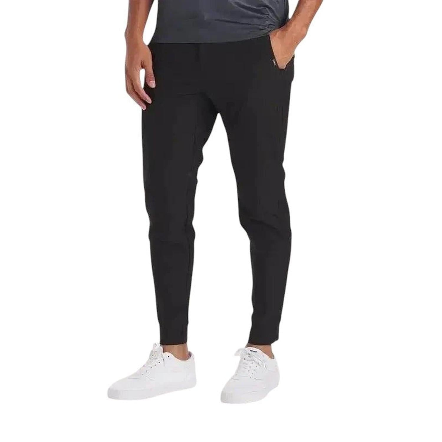Jogger Trousers Men Slim Fit Stretch Cotton Elastic Cuffs - Hudson Harper - Pants
