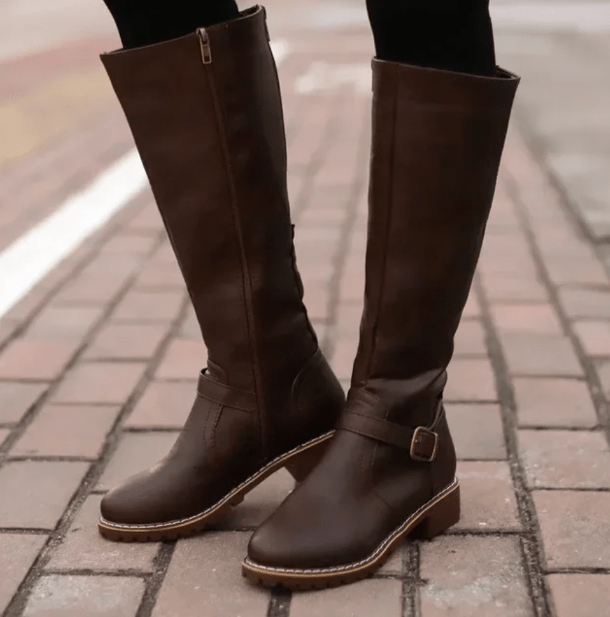 Knee - High Boots Women High Shaft Zipper Closure - Hudson Harper - Women Boots