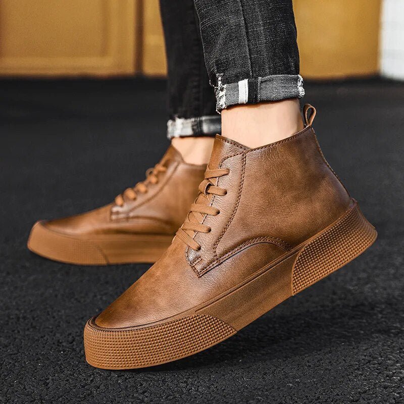 Lace - Up Boots Men Robust Durable Design with Timeless Appeal - Hudson Harper - Boots