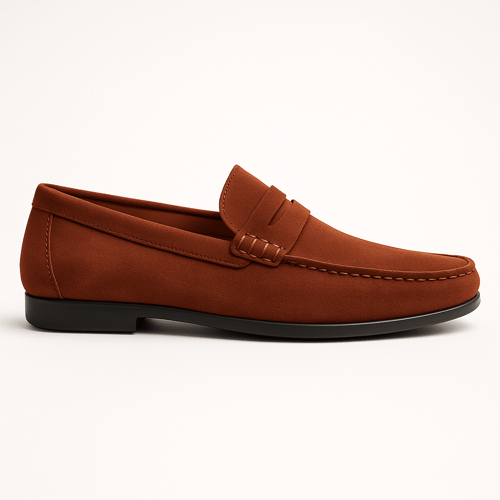 Loafers Men Suede Slip On Comfortable Casual Shoes - Hudson Harper - Men's Shoes