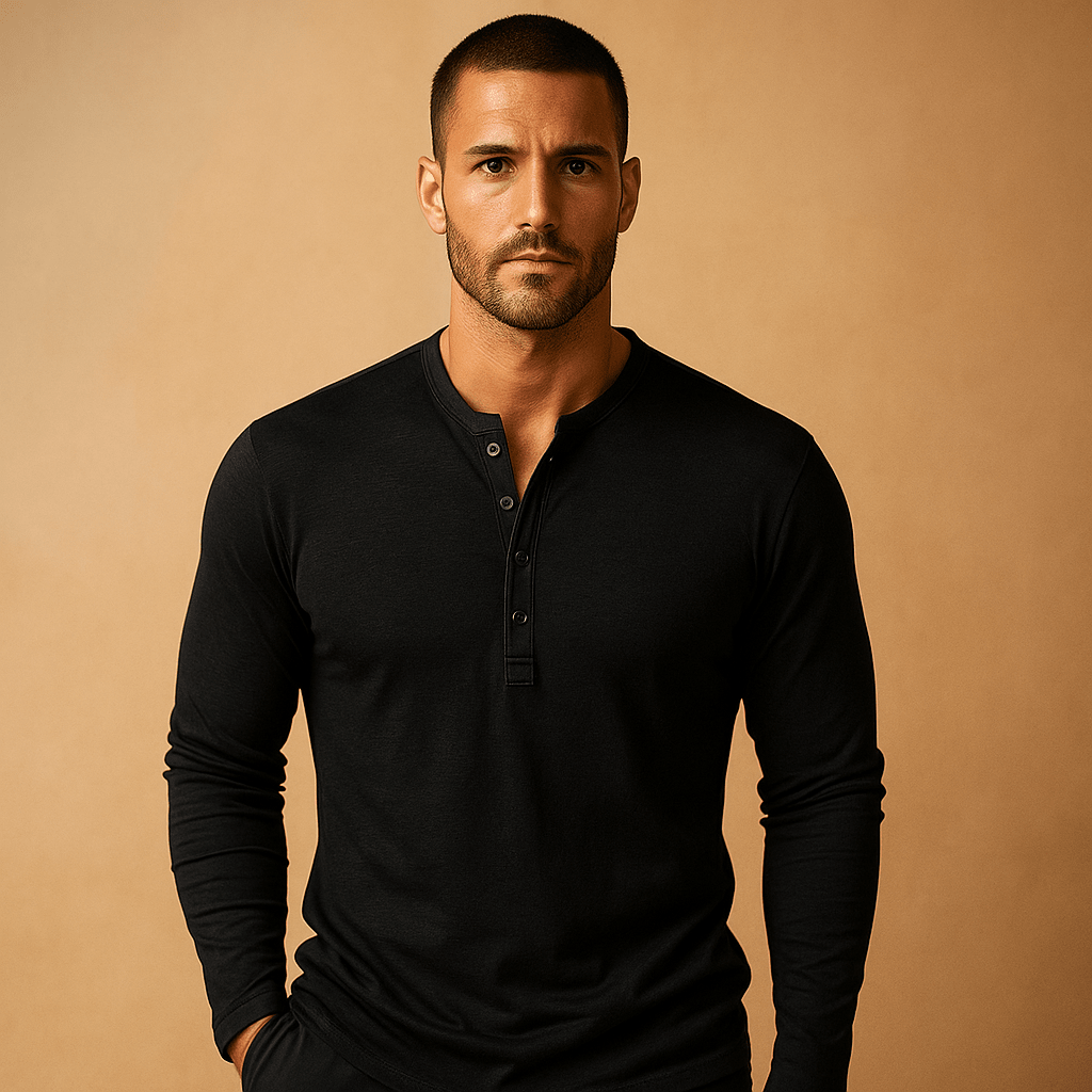 Long - sleeved Shirt Men Straight Fit Daily Use - Hudson Harper - Men Shirt