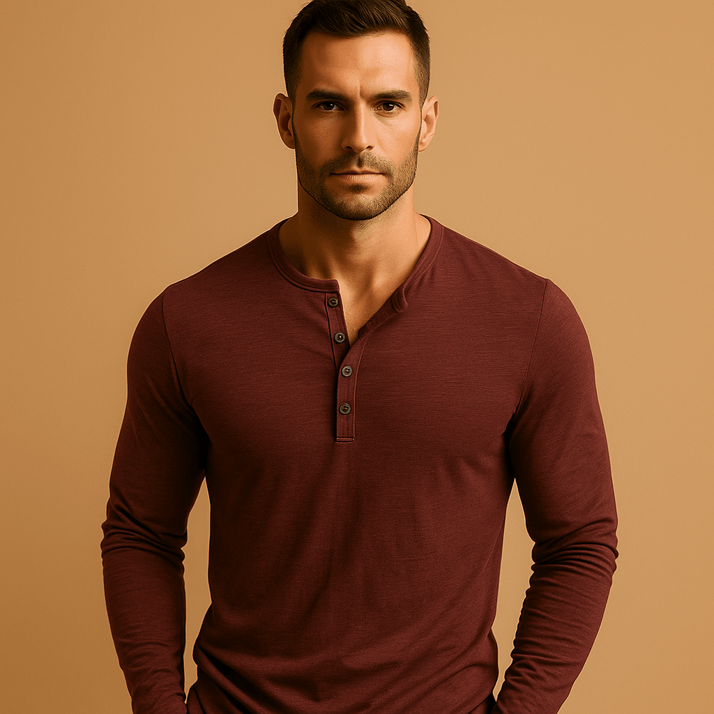 Long - sleeved Shirt Men Straight Fit Daily Use - Hudson Harper - Men Shirt