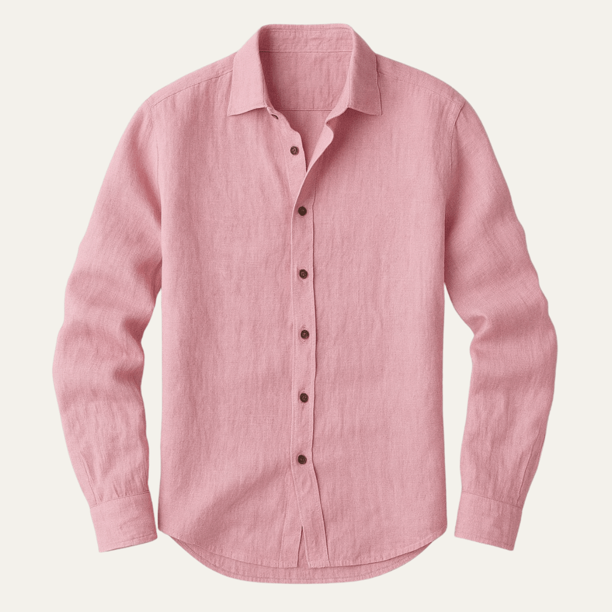 Men Shirt Long Sleeve Relaxed Fit Button Closure - Hudson Harper - Men Shirt