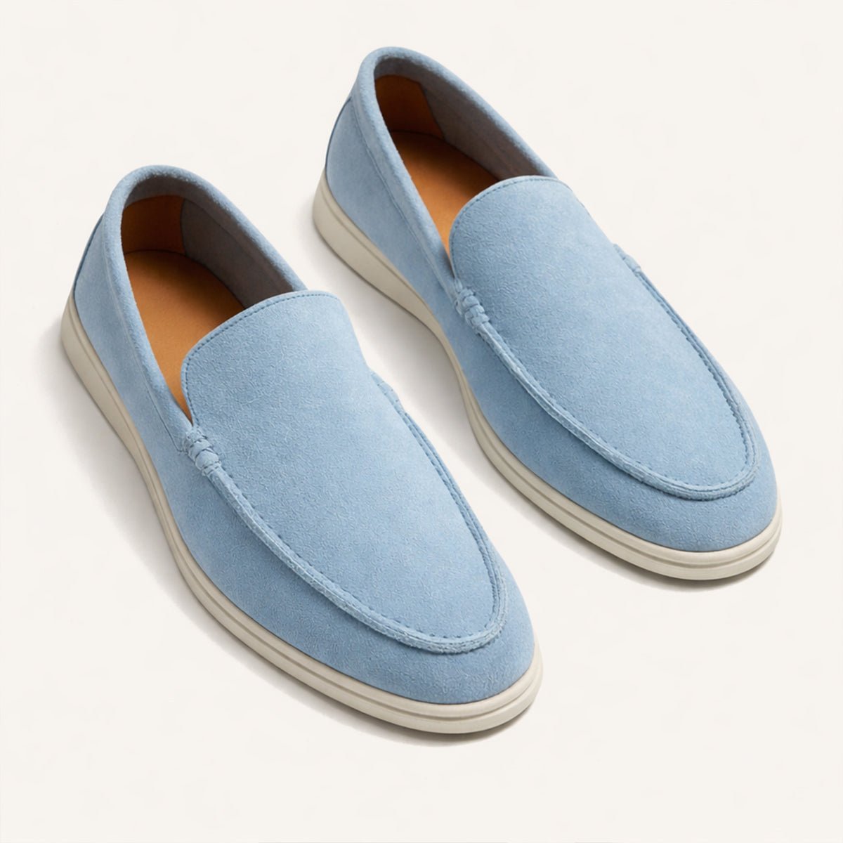Men's Casual Slip - On Loafers — Rubber Sole Comfort - Hudson Harper - Men Shoes