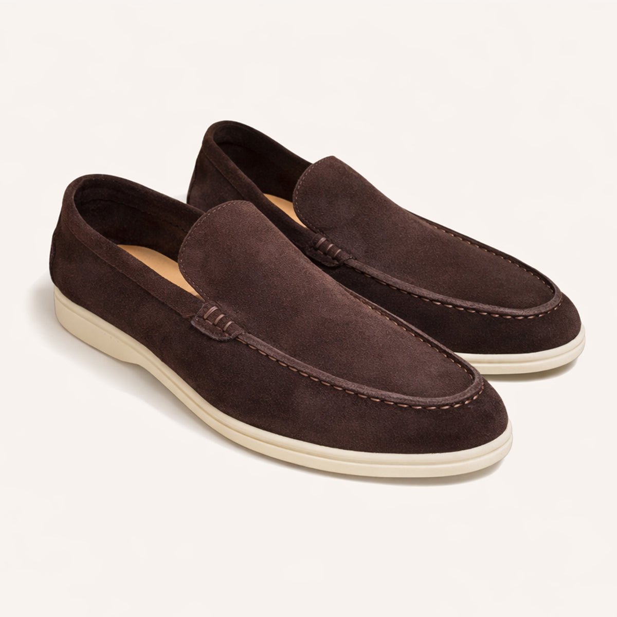Men's Casual Slip - On Loafers — Rubber Sole Comfort - Hudson Harper - Men Shoes