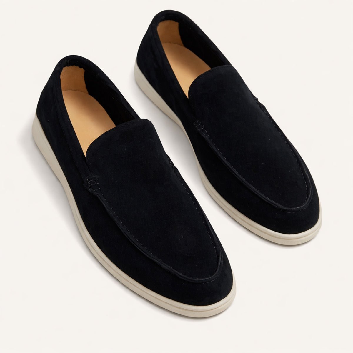 Men's Casual Slip - On Loafers — Rubber Sole Comfort - Hudson Harper - Men Shoes