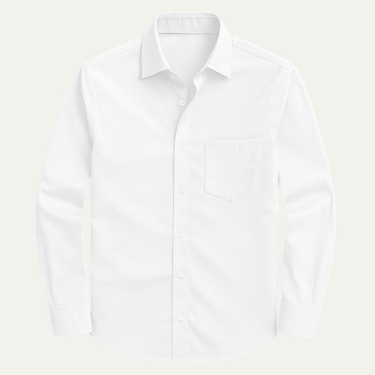 Men's Formal Shirt — Slim Fit Button Cuffs Structured Collar - Hudson Harper - Men Shirt
