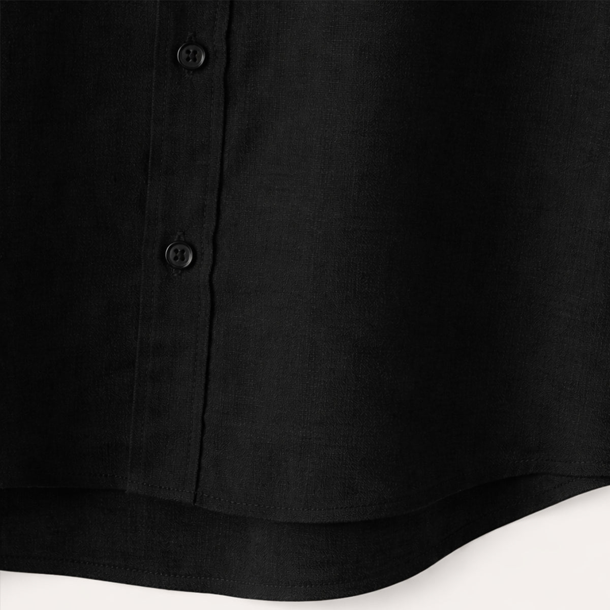 Men's Linen Shirt - Oversized Fit Short Sleeve Button Front - Hudson Harper - Men Shirt