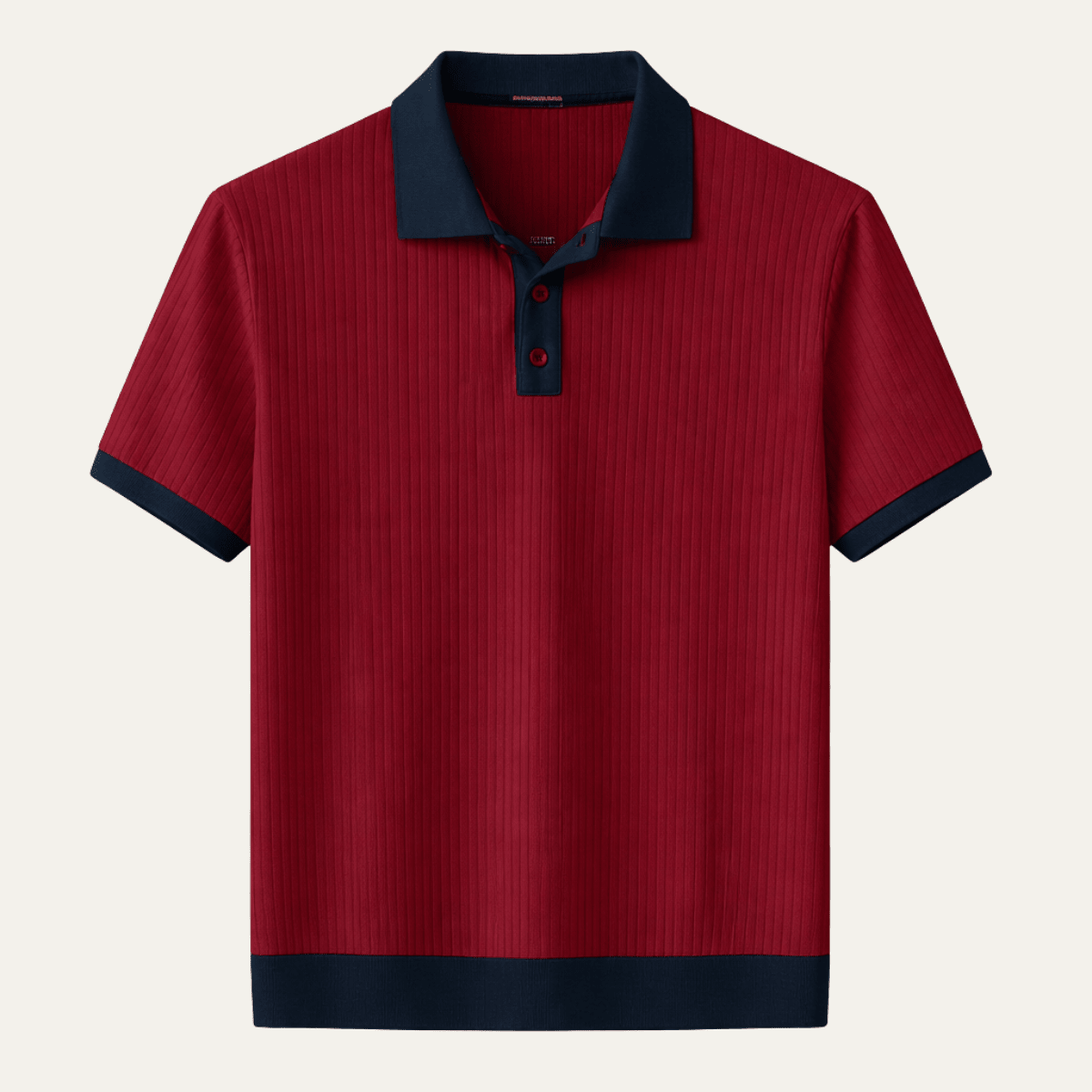 Men's Polo Shirt — Regular Fit Short Sleeve Button Closure - Hudson Harper - Men Shirt