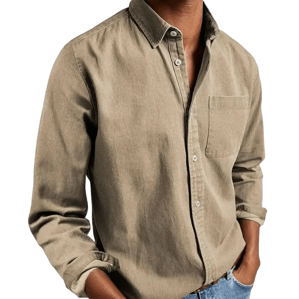 Men's Shirt — Straight Fit Standard Length Classic Cut - Hudson Harper - Men Shirt