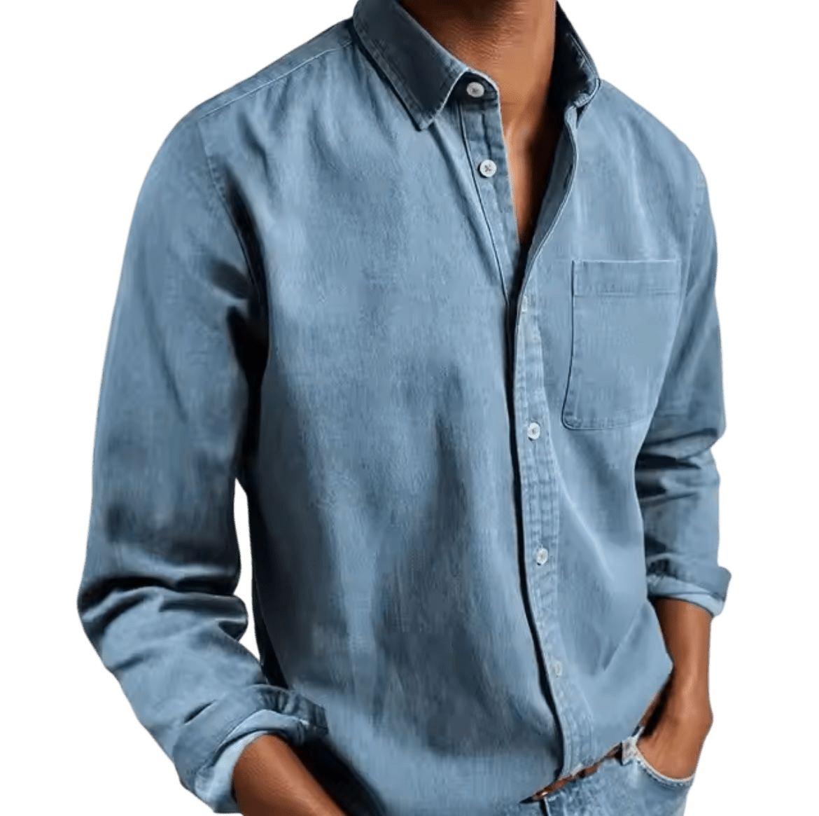 Men's Shirt — Straight Fit Standard Length Classic Cut - Hudson Harper - Men Shirt