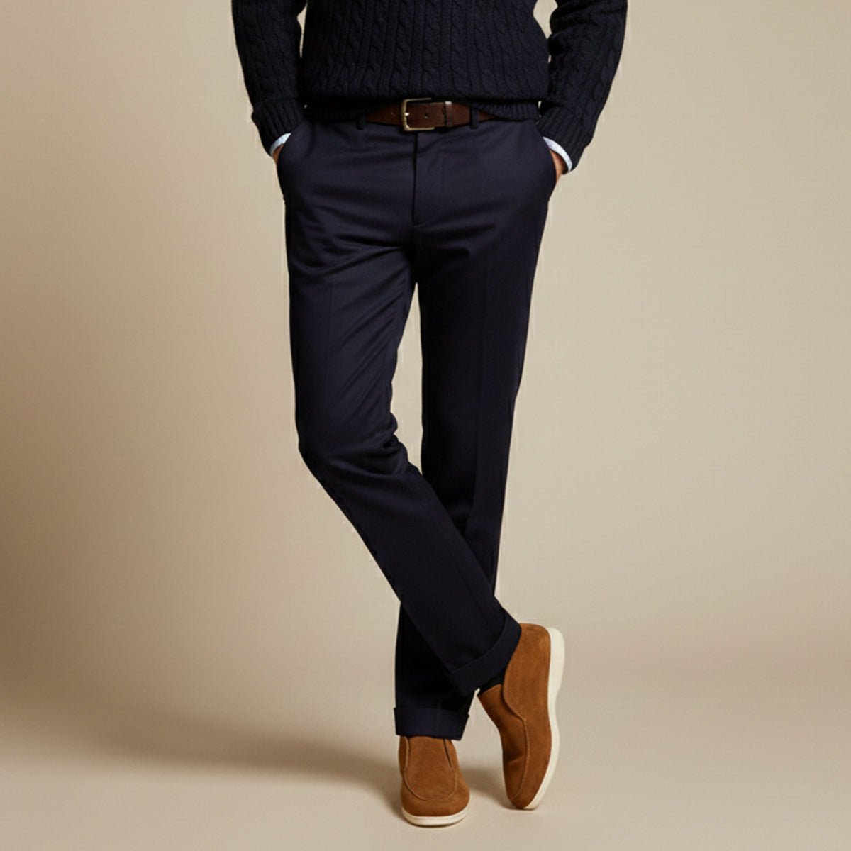 Men's Slip - On Loafers — Minimalist Clean Design - Hudson Harper - Men Shoes