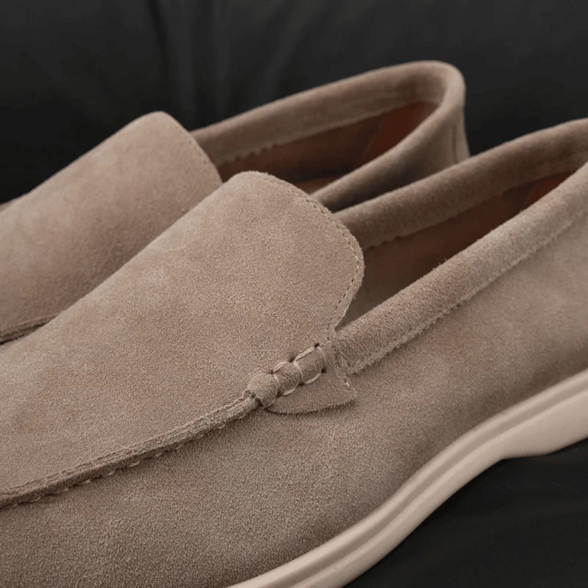 Men's Slip - On Loafers — Round Toe & Soft Sole - Hudson Harper - Men Shoes