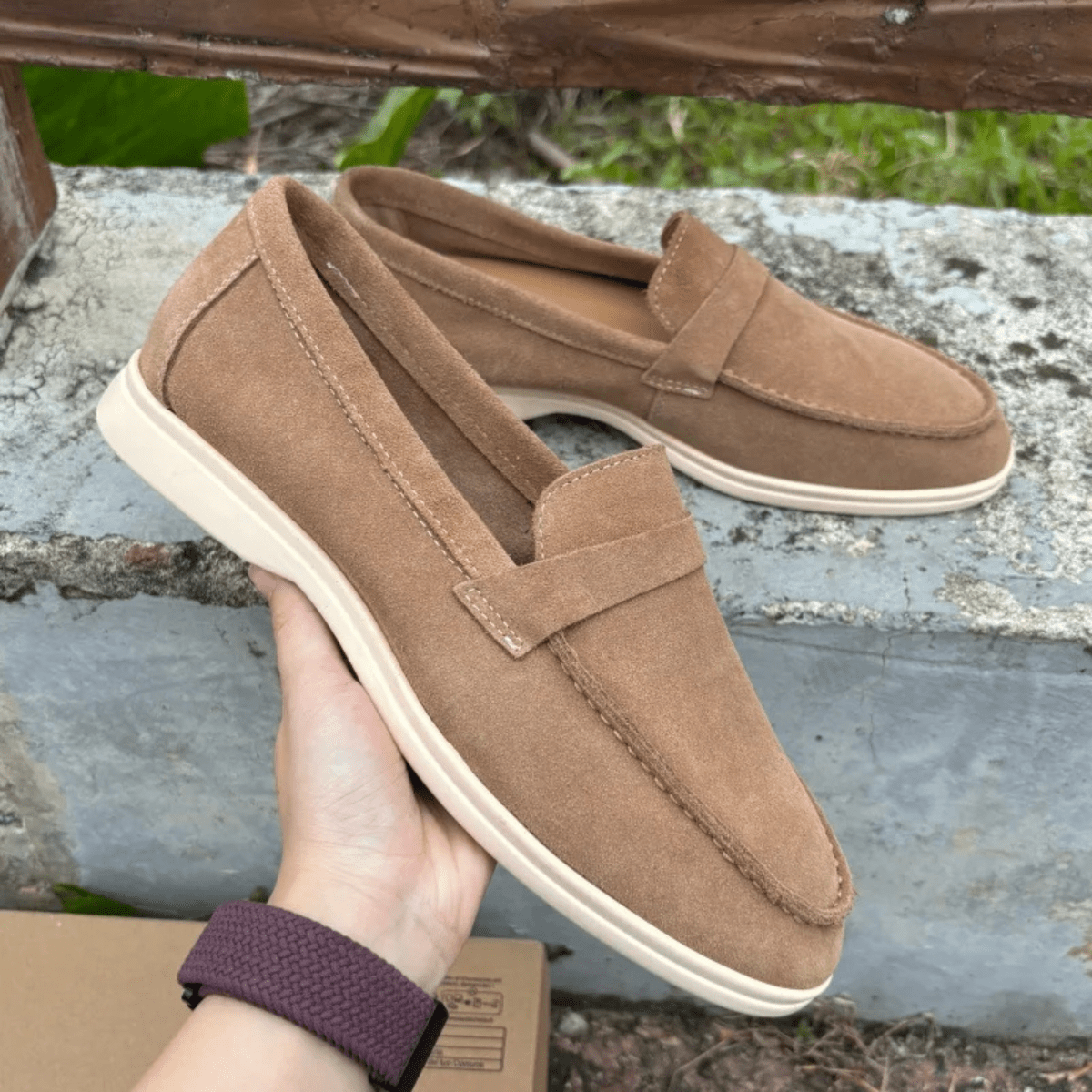 Men's Slip - On Loafers — Round Toe & Soft Sole - Hudson Harper - Men Shoes