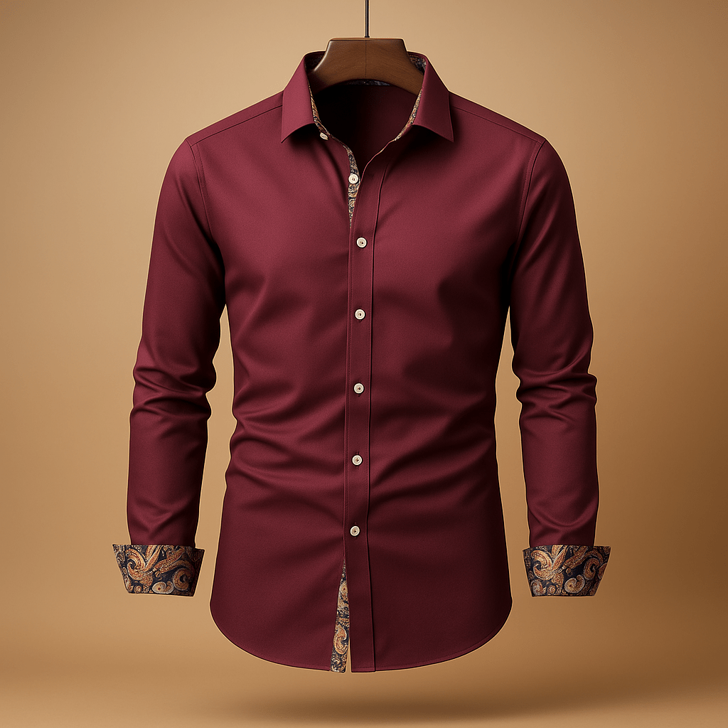 Shirt Men Modern Classic Fit Refined Appeal - Hudson Harper - Men Shirt