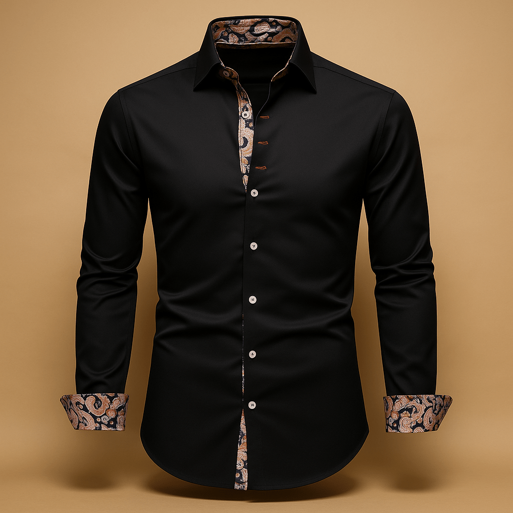 Shirt Men Modern Classic Fit Refined Appeal - Hudson Harper - Men Shirt