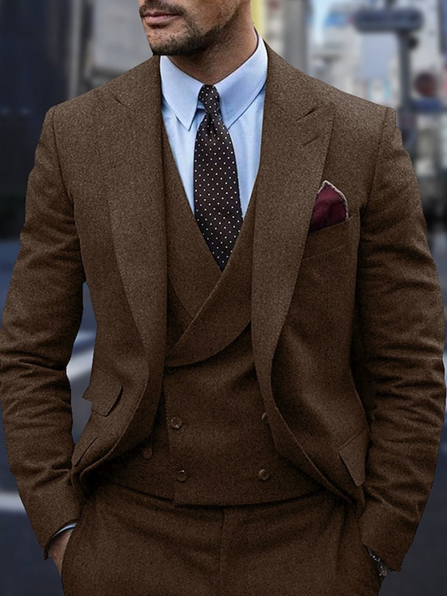 Suit Men Formal Two - Button Fit Timeless Look - Hudson Harper - 3 Piece suits