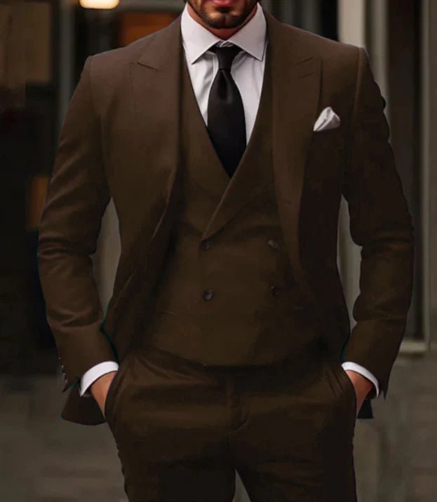 Suit Men Three Piece Comfort Fit Refined Style - Hudson Harper - 3 Piece suits