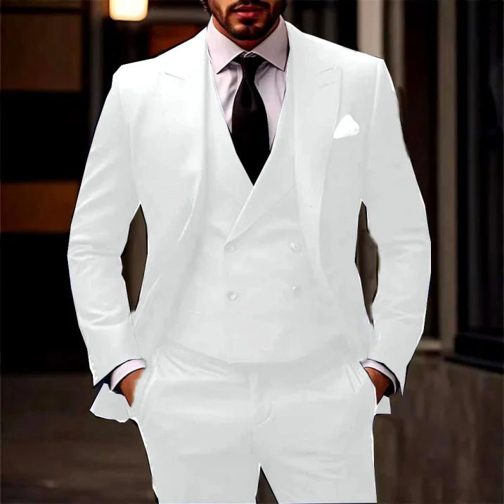 Suit Men Three Piece Comfort Fit Refined Style - Hudson Harper - 3 Piece suits