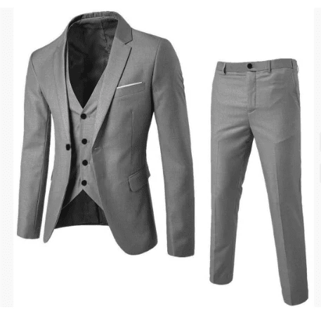 Suit Set Men Formal Slim Fit Modern Appeal - Hudson Harper - 3 Piece suits