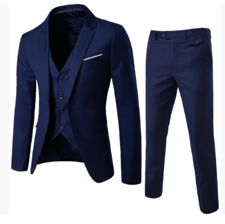 Suit Set Men Formal Slim Fit Modern Appeal - Hudson Harper - 3 Piece suits