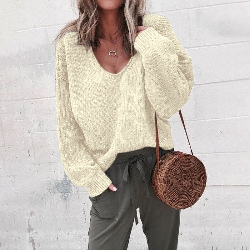 Sweater Women Modern Stylish Long Sleeve Everyday Winter Wear - Hudson Harper - Women Sweaters