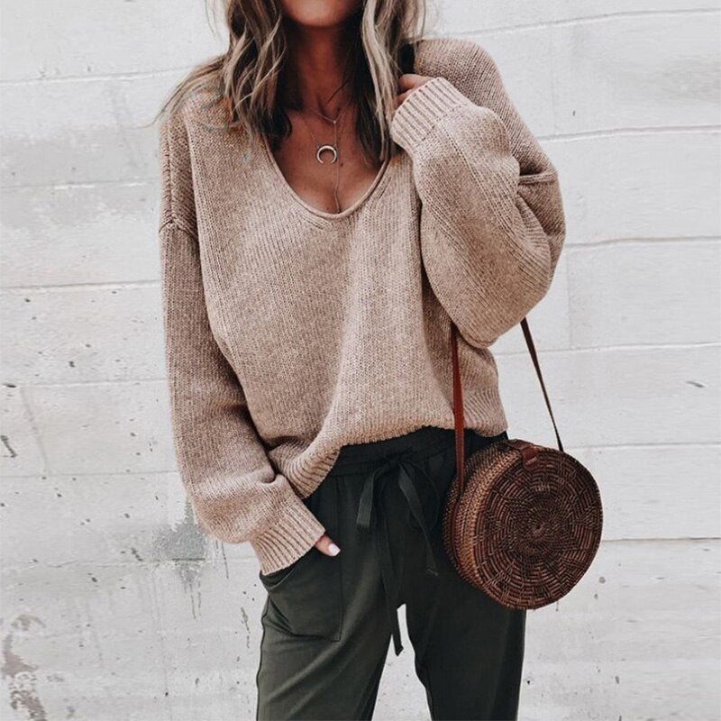 Sweater Women Modern Stylish Long Sleeve Everyday Winter Wear - Hudson Harper - Women Sweaters