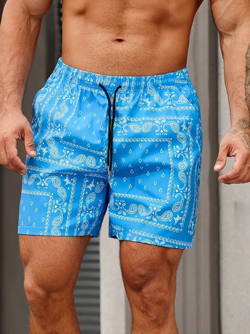 Swim Shorts Men Relaxed Fit Quick Dry Summer Wear - Hudson Harper - Men Swimwear