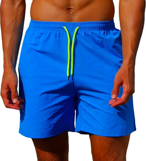 Swim Trunks Men Short Length Lining and Side Pocket - Hudson Harper - Men Swimwear