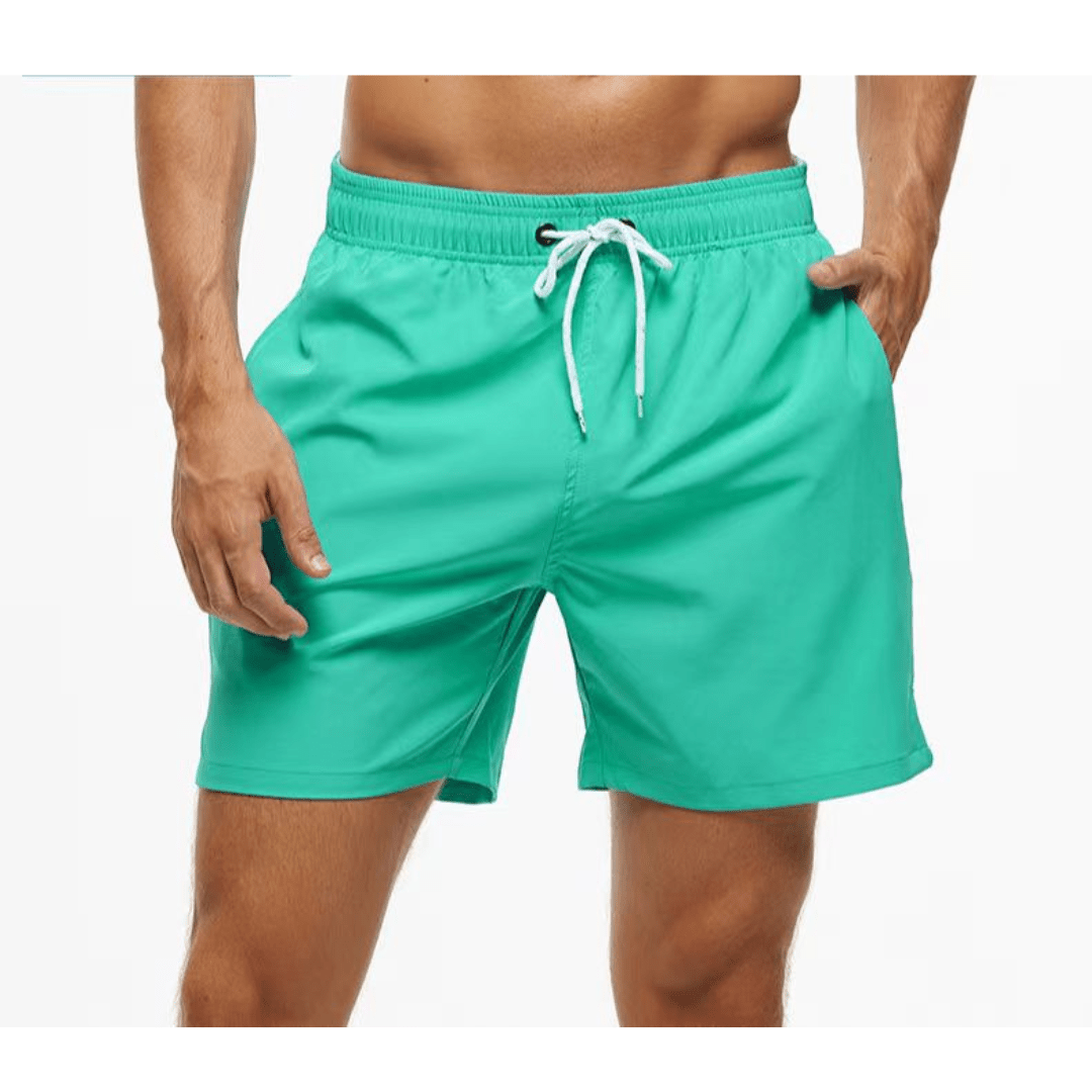 Swim Trunks Men Short Length Lining and Side Pocket - Hudson Harper - Men Swimwear