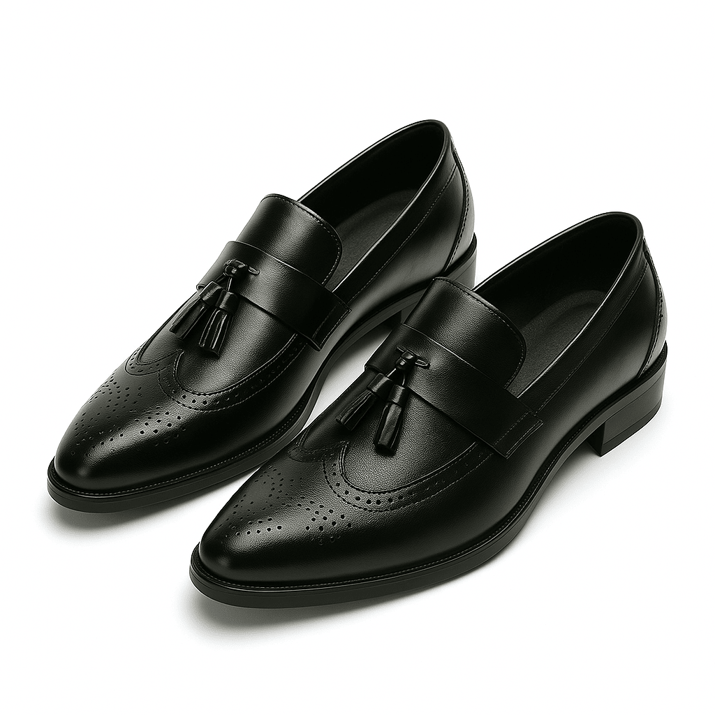 Tassel Loafers Men Classic Slip - On Dress Shoes - Hudson Harper - Men's Shoes