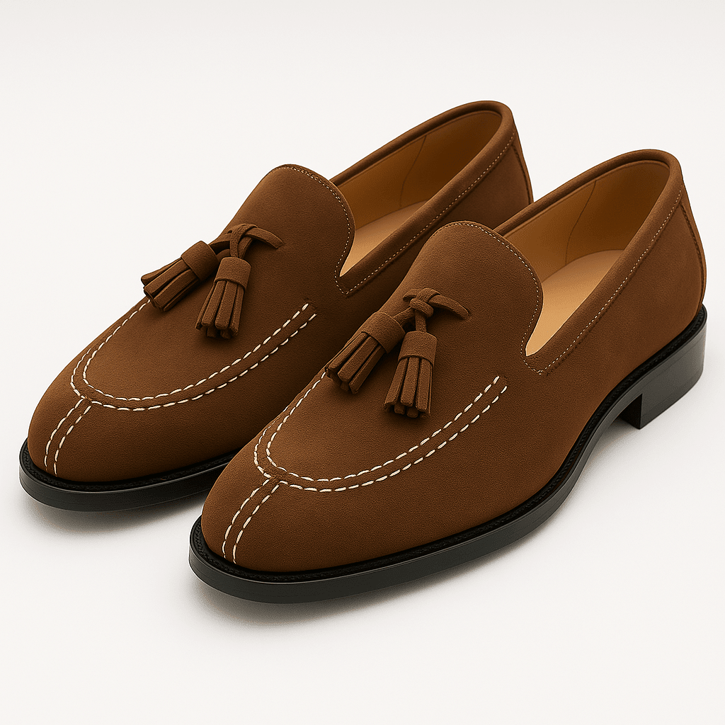 Tassel Loafers Men Leather Classic Style Everyday Comfort - Hudson Harper - Loafers