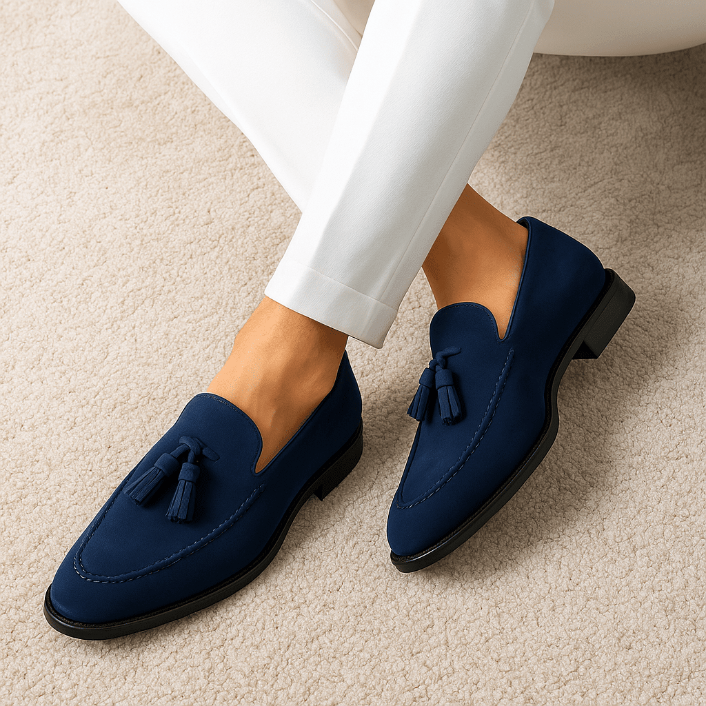 Tassel Loafers Men Leather Classic Style Everyday Comfort - Hudson Harper - Loafers