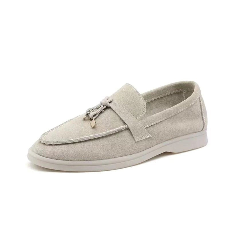 Women's Loafers — Slip - On Flat Sole Low Profile Closed Design - Hudson Harper - Women Loafers