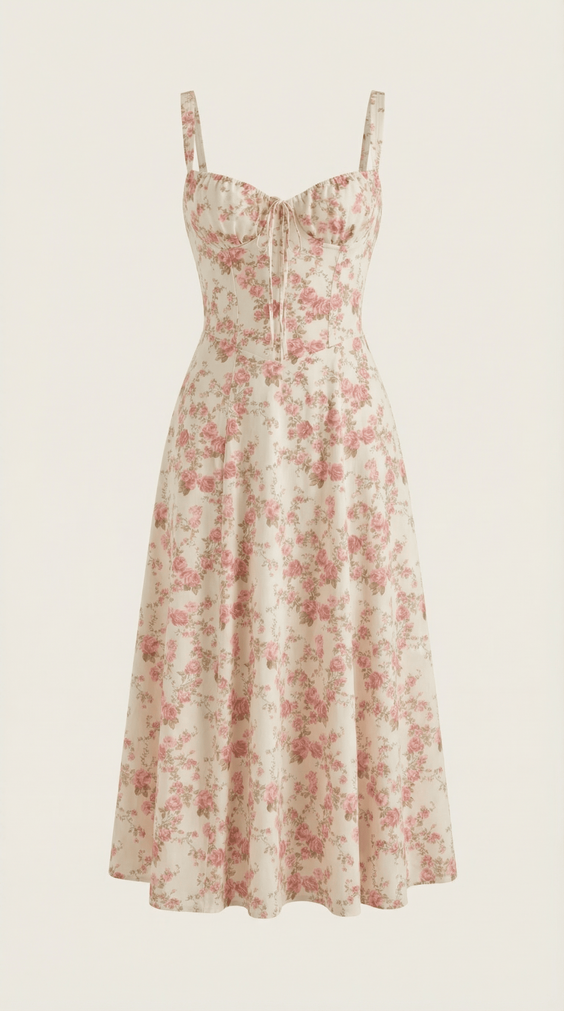 Women's Midi Dress - Sweetheart Neckline Lace - Up Structured Fit - Hudson Harper - Women Midi Dress