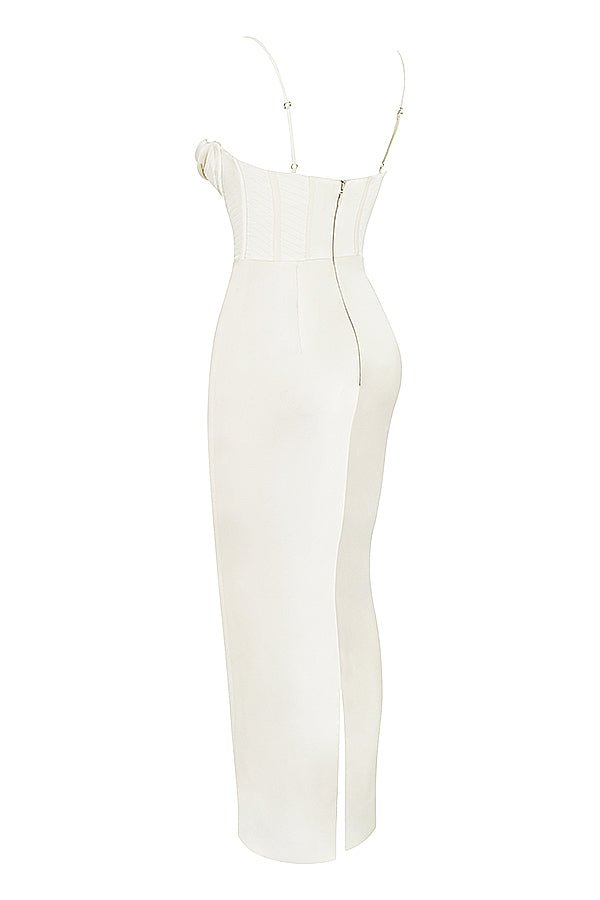 Women's Mini Dress — Bodycon Fit Pleated Tie - Back Closure - Hudson Harper - Women Maxi Dress
