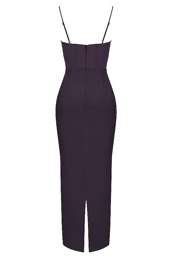 Women's Mini Dress — Bodycon Fit Pleated Tie - Back Closure - Hudson Harper - Women Maxi Dress
