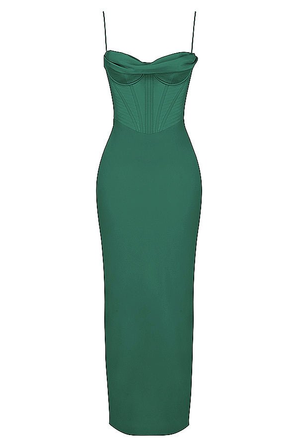 Women's Mini Dress — Bodycon Fit Pleated Tie - Back Closure - Hudson Harper - Women Maxi Dress