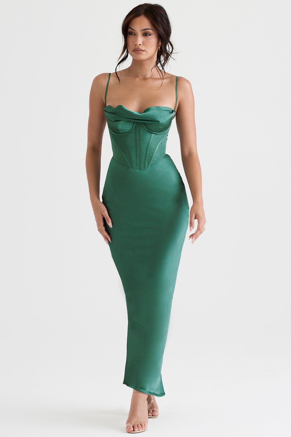 Women's Mini Dress — Bodycon Fit Pleated Tie - Back Closure - Hudson Harper - Women Maxi Dress