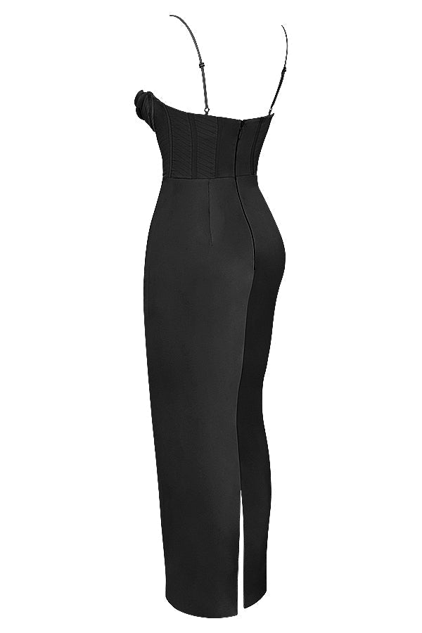 Women's Mini Dress — Bodycon Fit Pleated Tie - Back Closure - Hudson Harper - Women Maxi Dress