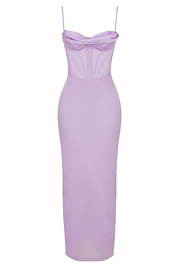 Women's Mini Dress — Bodycon Fit Pleated Tie - Back Closure - Hudson Harper - Women Maxi Dress